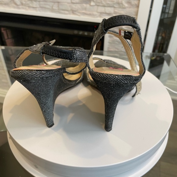 Gray Shimmery Wedges - Picture 2 of 3